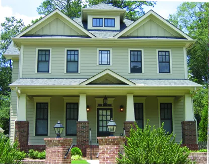 image of 2 story farmhouse plans with porch plan 7949